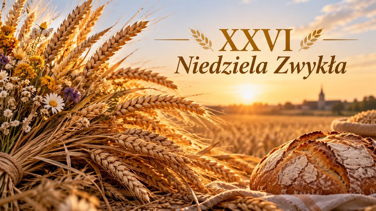 OGŁOSZENIA PARAFIALNE 27. Września 2026 r. – Składamy serdeczne Bóg zapłać za wszelkie ofiary, kolekta…